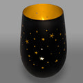Windlichtglas Sterne
