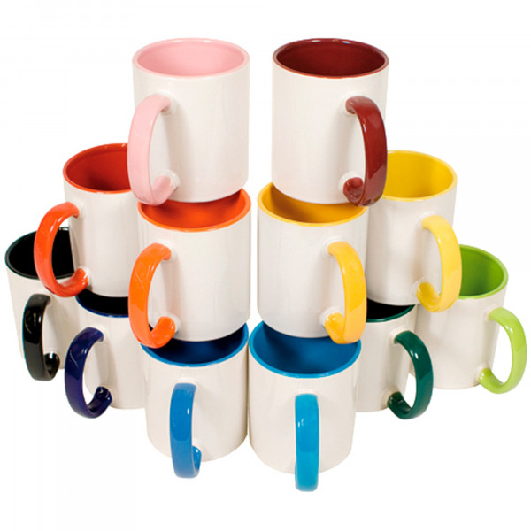 Kaffeetasse in verschiedenen Farben